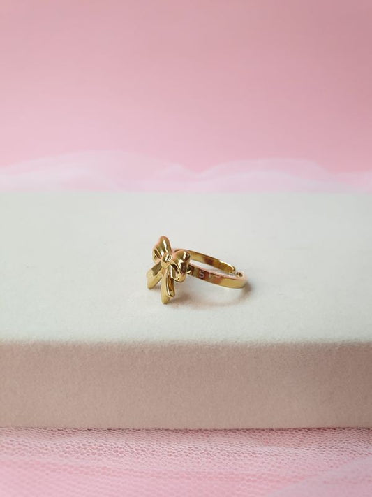 Pookie Bow Adjustable Ring