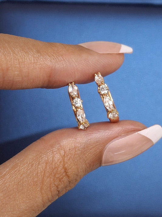 Kristina Hoop Earrings 1.2 Cm