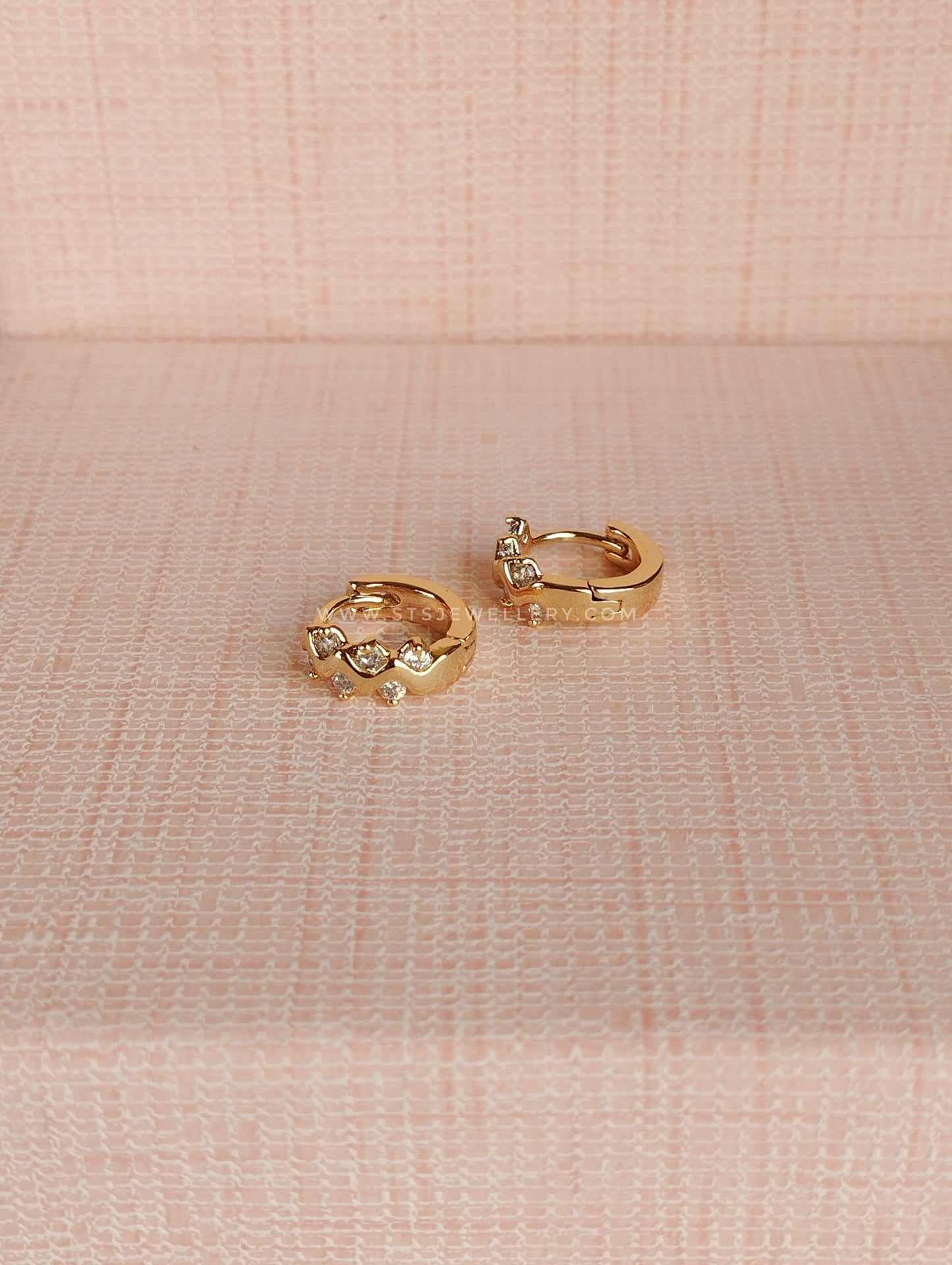 Sloan Rosegold Hoop Earrings