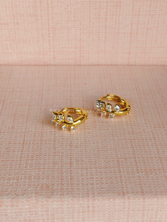 Livia Huggie Hoops - 1.2 cm