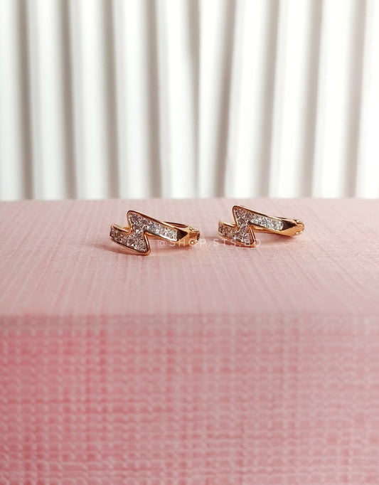 Stormi Hoop Earrings 1.2 Cm Huggie Style