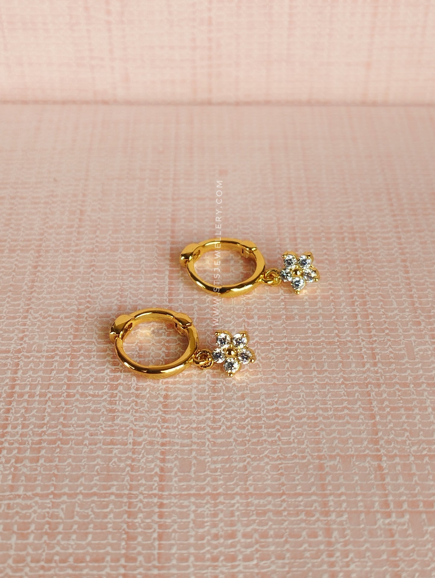 Mini Periwinkle Hoops