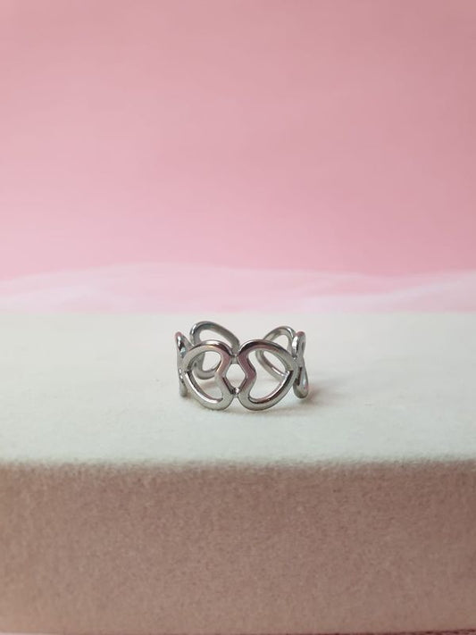 Luver Girl Heart Shaped Ring