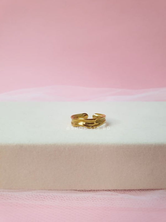 Wavy Ring- Adjustable