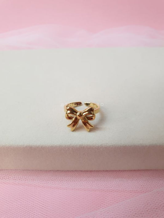Pookie Bow Adjustable Ring