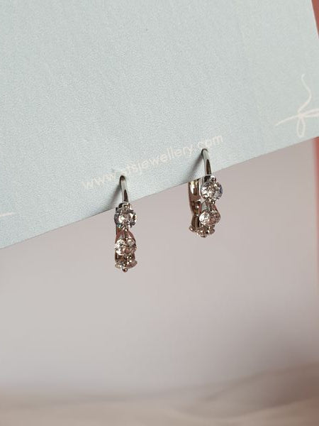 Sophie Silver Coloured Hoop Earrings