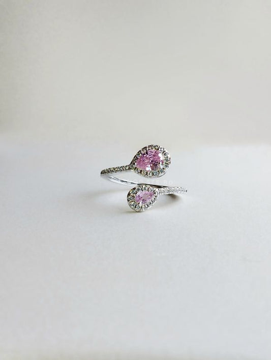 Serena Ring - Pink [ Adjustable]