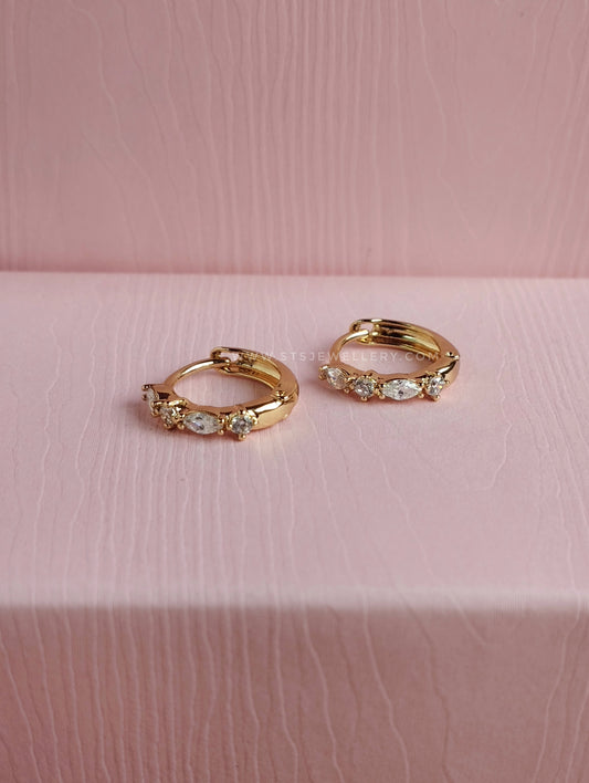 Kristina Hoop Earrings 1.2 Cm