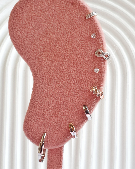 Connie Silver Hoop earrings