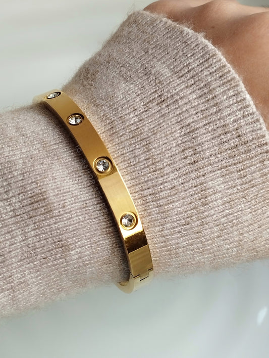 Nova Golden Bangle Bracelet
