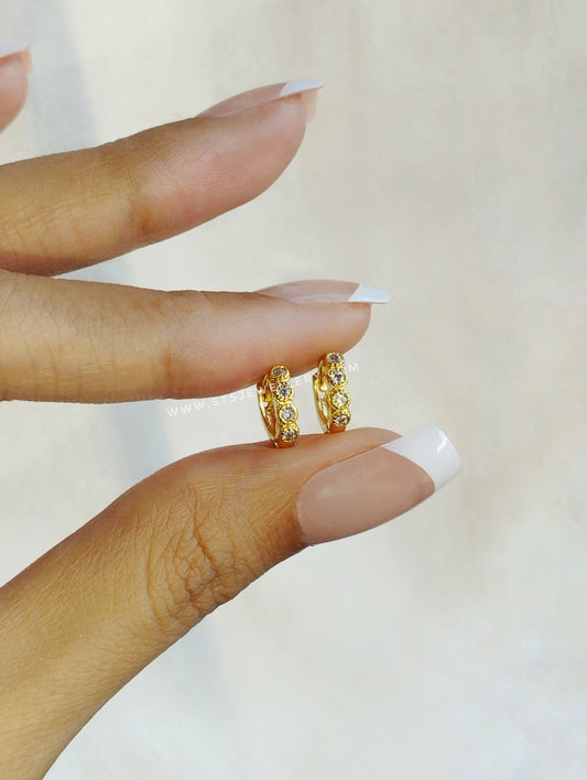 Mei Hoop Earrings for Upperlobe Piercings 0.6 Cm