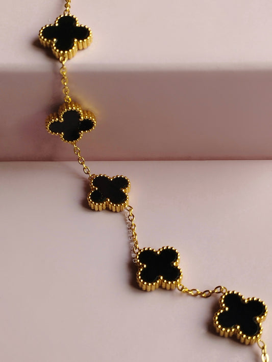 Obsidian Chain Bracelet