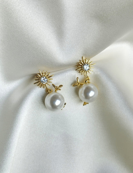 Celeste Elegant Pearl Earrings