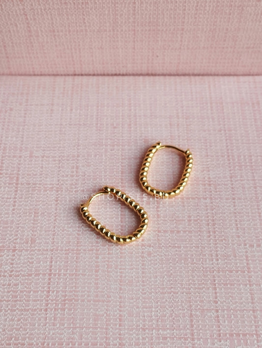 Usha Hoop Earrings 1.6 Cm U shaped
