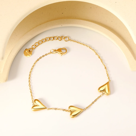 Soul Heart Charm Chain Bracelet