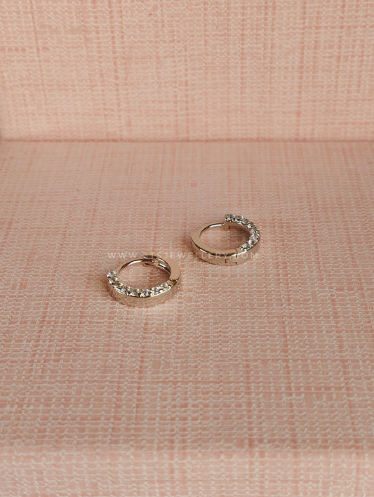 Connie Silver Hoop earrings