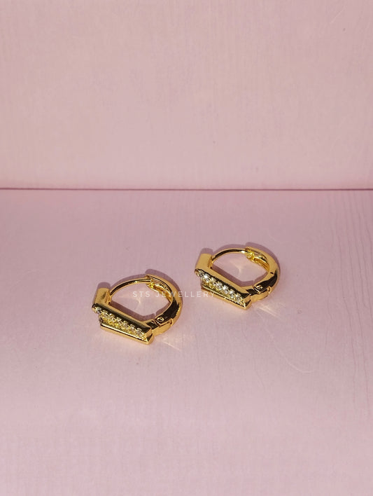 Atlas Mini Hoop Earrings 1.5 cm