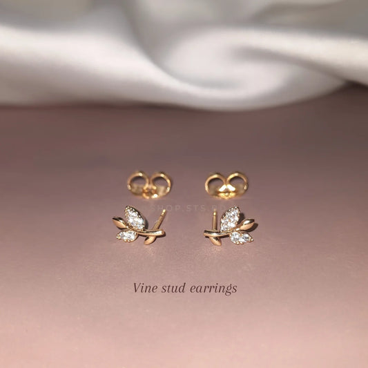 Vine Stud Earrings