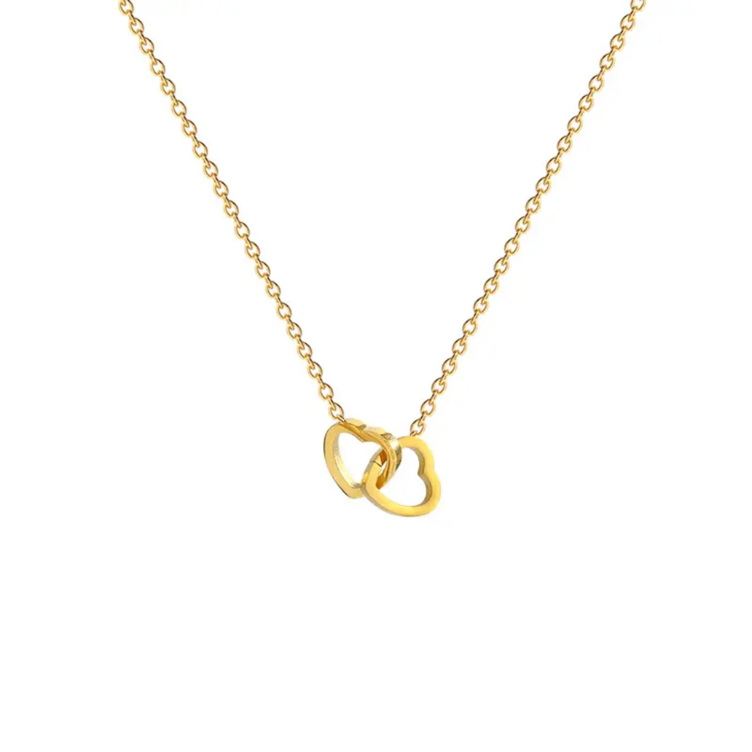 Intertwined Heart Necklace || Stainless-Steel