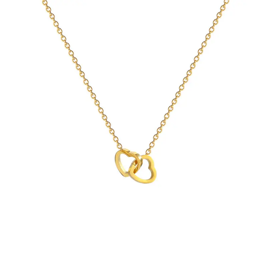 Intertwined Heart Necklace || Stainless-Steel