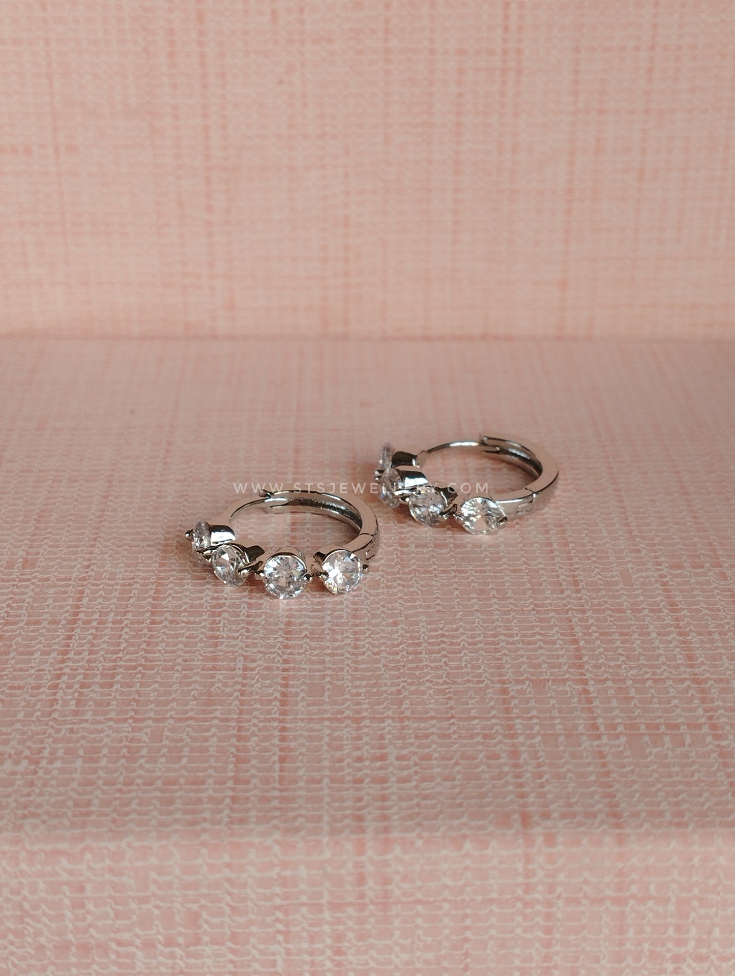 Sophie Silver Coloured Hoop Earrings