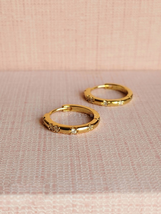 Solaris Sleek Hoop Earrings 1.6 Cm