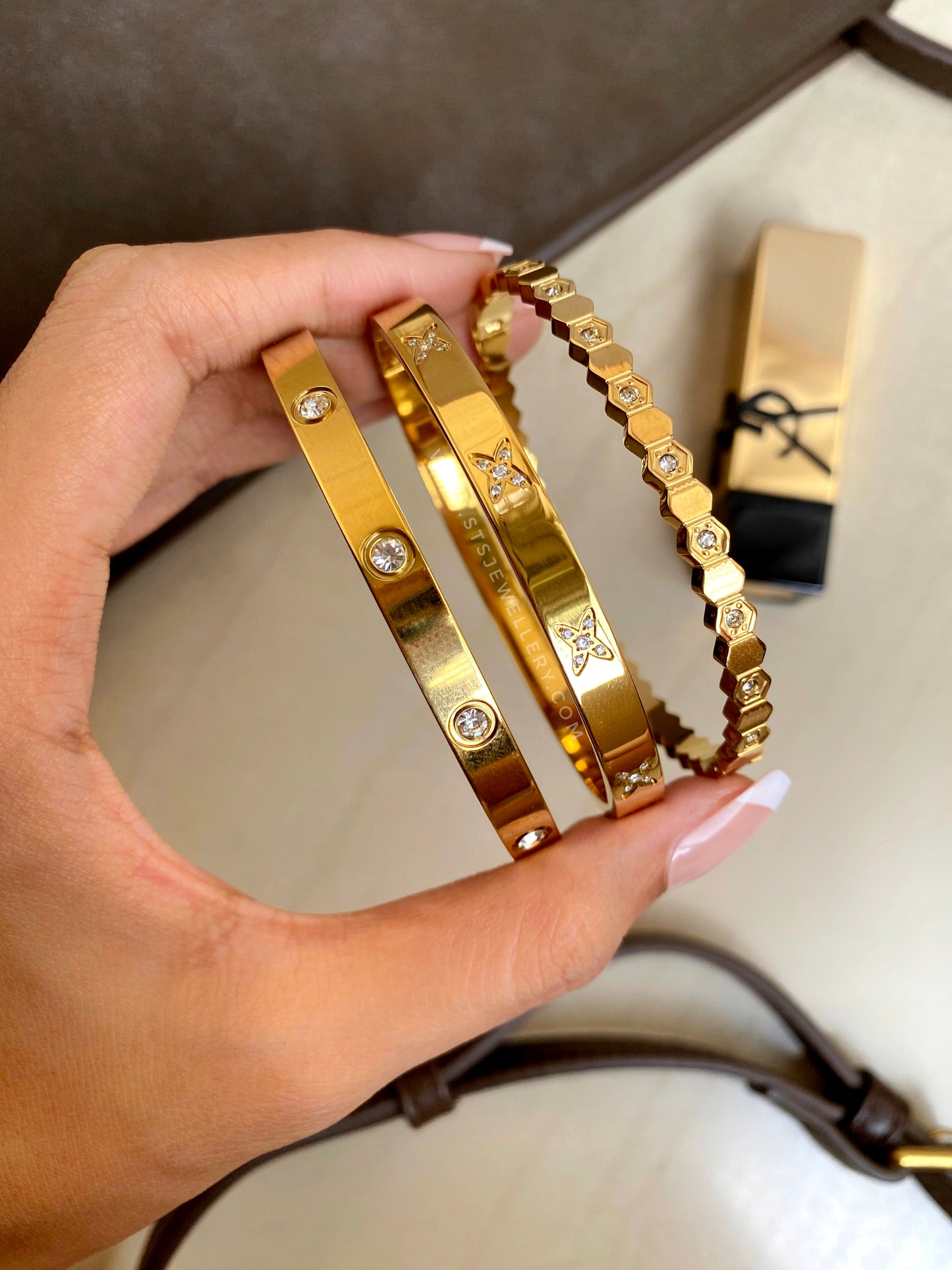Nova Golden Bangle Bracelet